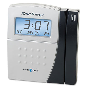 Pyramid Technologies Timetrax Ez Time And Attendance System, Digital Display, Black freeshipping - TVN Wholesale